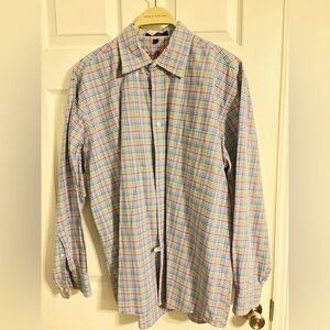 Multicolor Plaid Button-Up Shirt